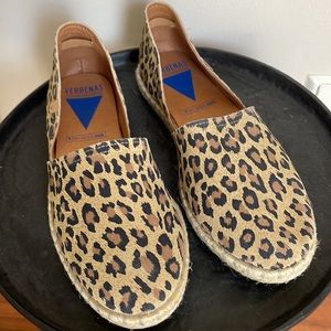 Verbenas Leopard Carmen Espadrilles. Size 39 (EU). New in box!